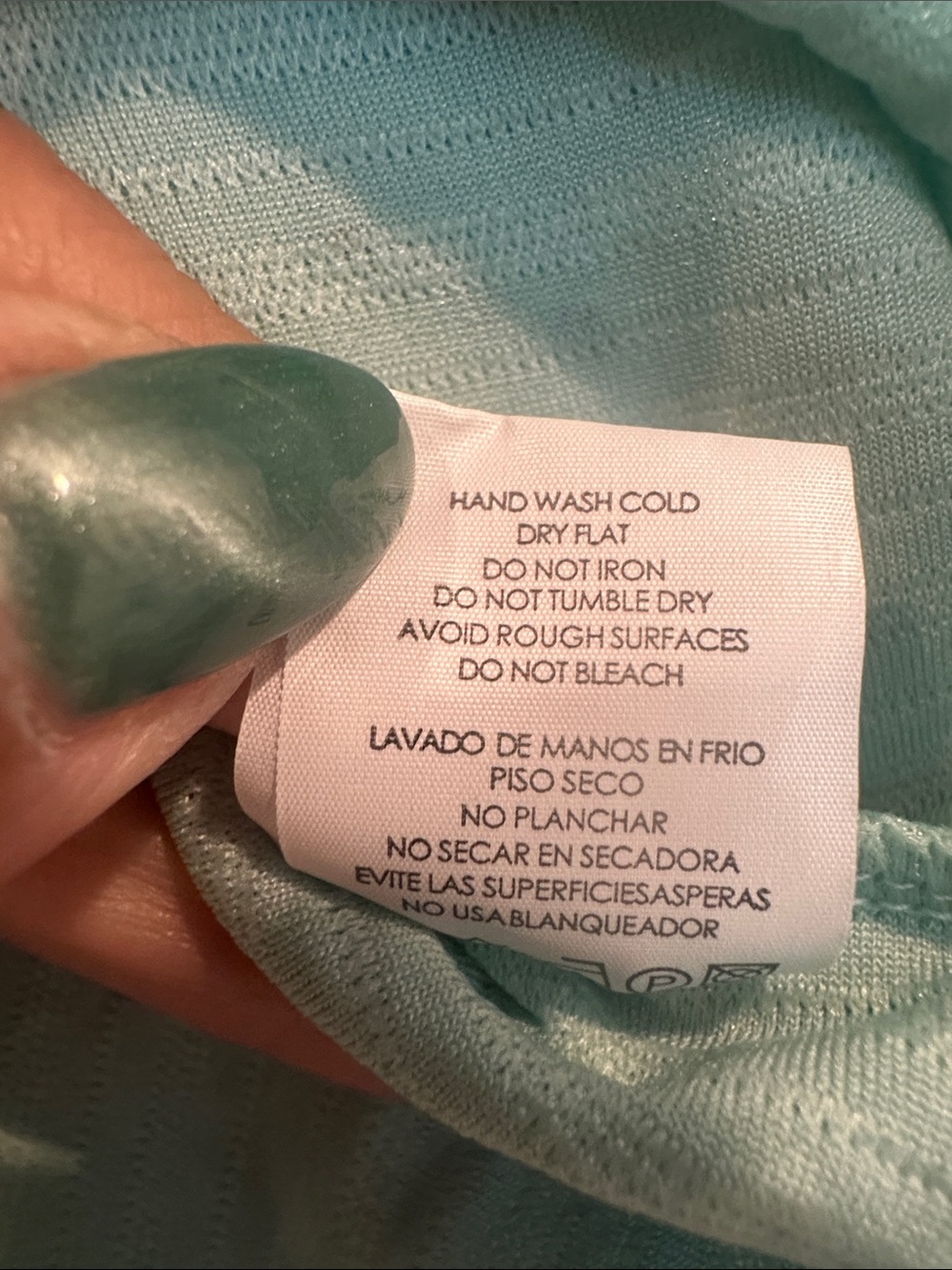 Love Poems Mint Wide-Leg Sparkle Trousers Set - Picture 7 of 8